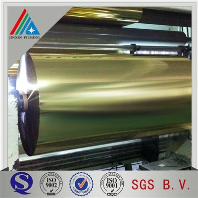 10mic Gold Polyester Film Pou Laminasyon